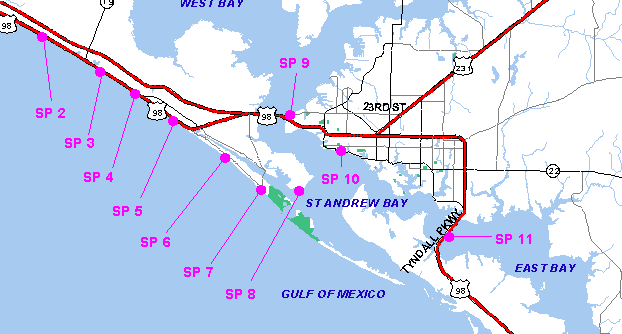 Bay County Sample Locations