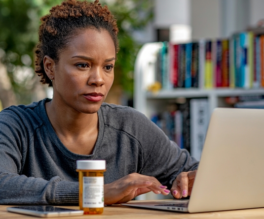 Image of woman locating prep locations